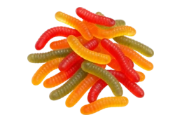 Vermi gommosi colorati